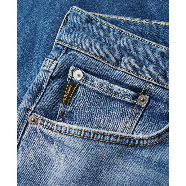 Superdry Vintage Slim Straight Jeans Blå 31 / 32 Man