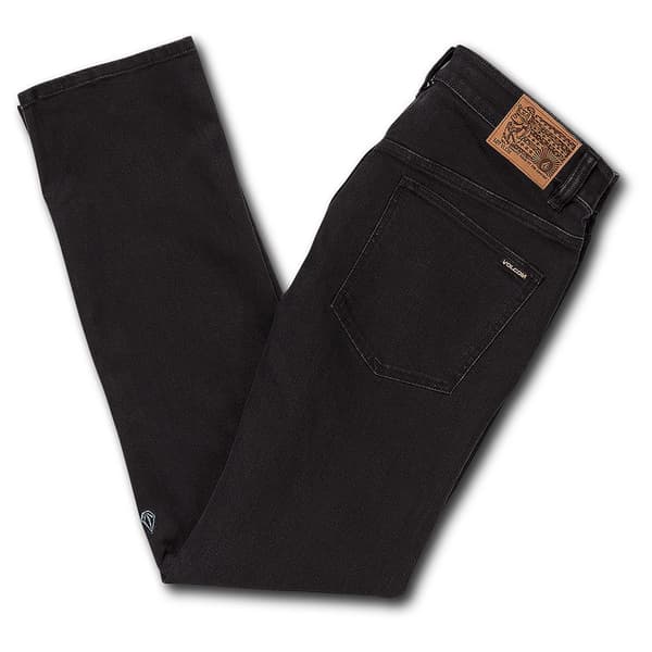 Volcom Solver Jeans Sort 38 / 34 Mand