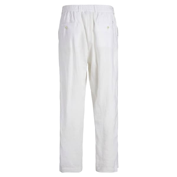 Jack & Jones Karl Lawrence Linen Chinobukser Hvid XS Mand