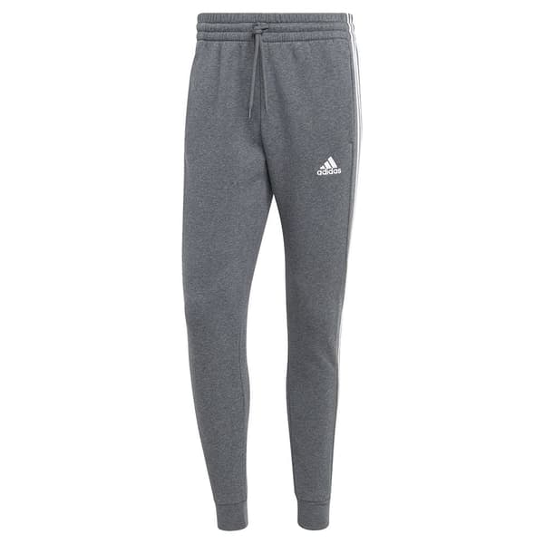 Adidas Essentials Fleece 3 Stripes Tapered Cuff Joggers Grå 2XS / Short Man