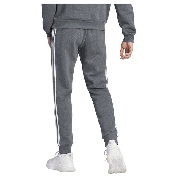 Adidas Essentials Fleece 3 Stripes Tapered Cuff Joggers Grå 2XS / Short Man