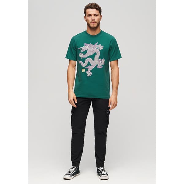 Superdry Para Slim Fit Cargobyxor Svart 30 / 32 Man
