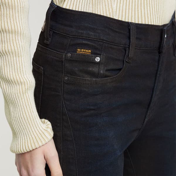 G-star Ace 2.0 Biker Slim Straight Jeans Svart 28 / 30 Kvinna