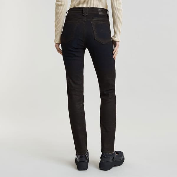 G-star Ace 2.0 Biker Slim Straight Jeans Svart 28 / 30 Kvinna