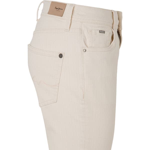 Pepe Jeans Pl204591 Tapered Fit Jeans Beige 27 / 28 Kvinde