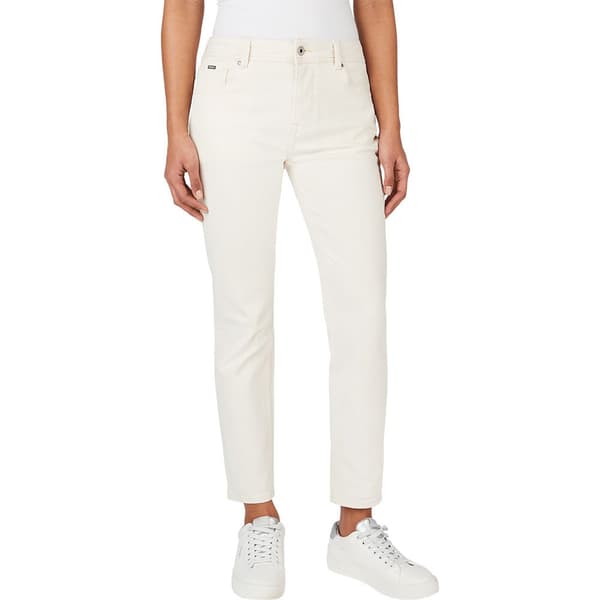 Pepe Jeans Pl204591 Tapered Fit Jeans Beige 27 / 28 Kvinde
