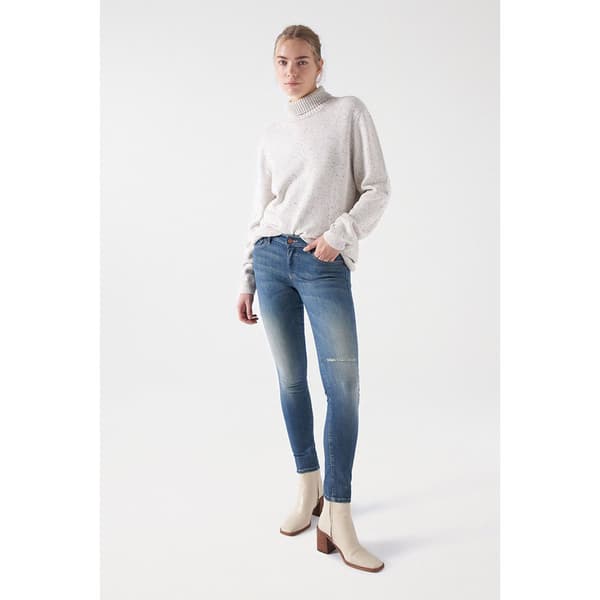 Salsa Jeans Wonder Over Dye Skinny Fit Jeans Blå 30 / 30 Kvinna