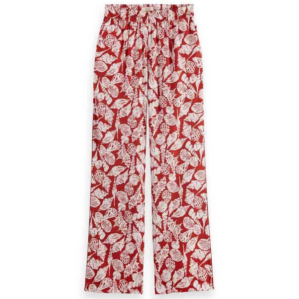 Scotch & Soda Gia Shell Batik Printed Housut Punainen XS / 30 Nainen