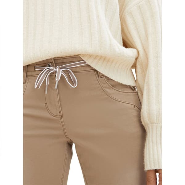 Tom Tailor Tapered Relaxed Bukser Beige 34 / 28 Kvinde
