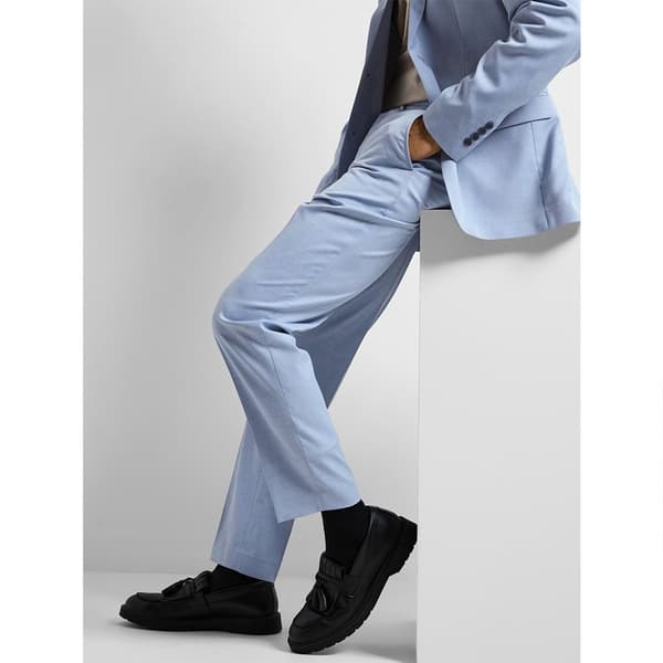 Selected Cedric Structure Slim Fit Kostymbyxor Blå 48 Man