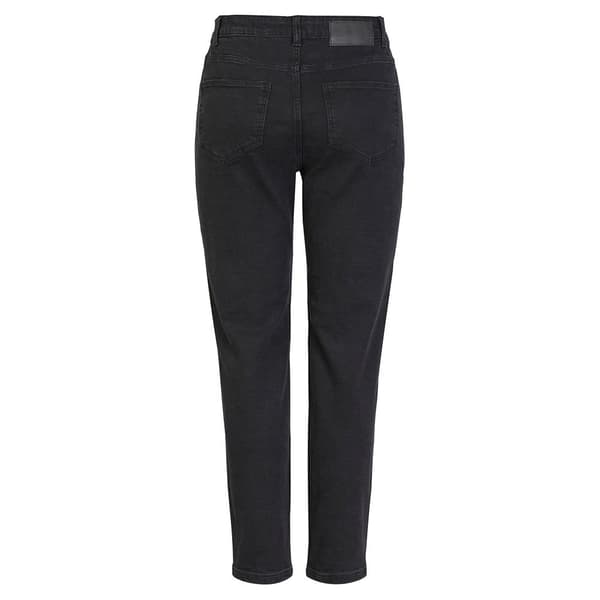 Pieces Kesia Mom High Waist Ankle Farkut Musta M Nainen