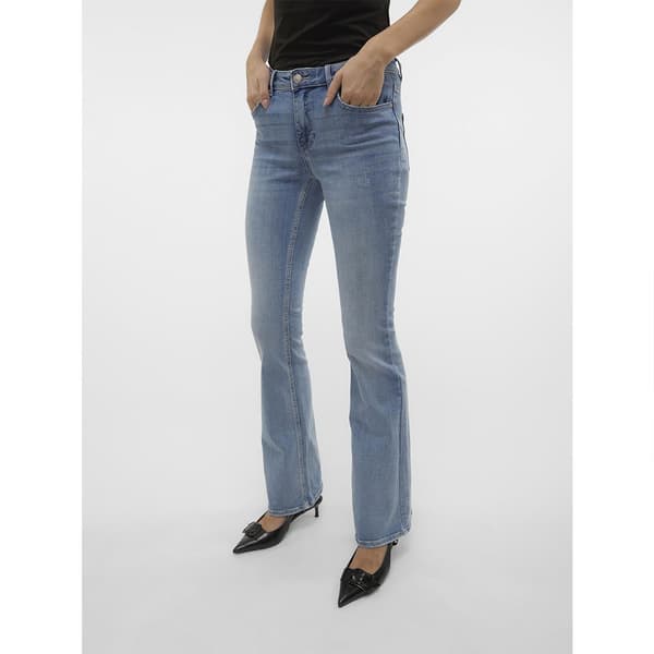 Vero Moda Flash Flared Fit Li371 Jeans Blå XS / 32 Kvinde