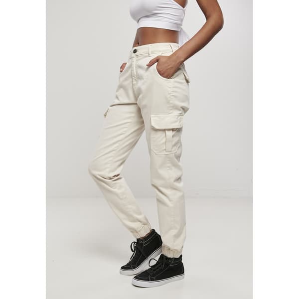 Urban Classics Tb3048 Cargobukser Med Høj Talje Hvid 29 Kvinde