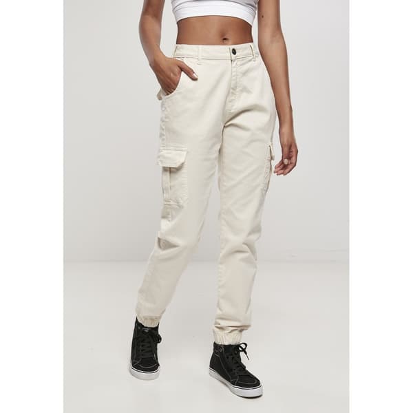 Urban Classics Tb3048 Cargobukser Med Høj Talje Hvid 29 Kvinde