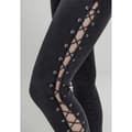 Miniatyrbillede 8 af 8: Urban Classics Lace Up Bukser Sort 26 Kvinde