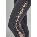Miniatyrbillede 2 af 8: Urban Classics Lace Up Bukser Sort 26 Kvinde