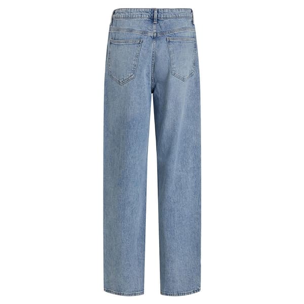 Vila Kelly Jaf Straight Fit Högmidjadeans Blå 42 / 32 Kvinna