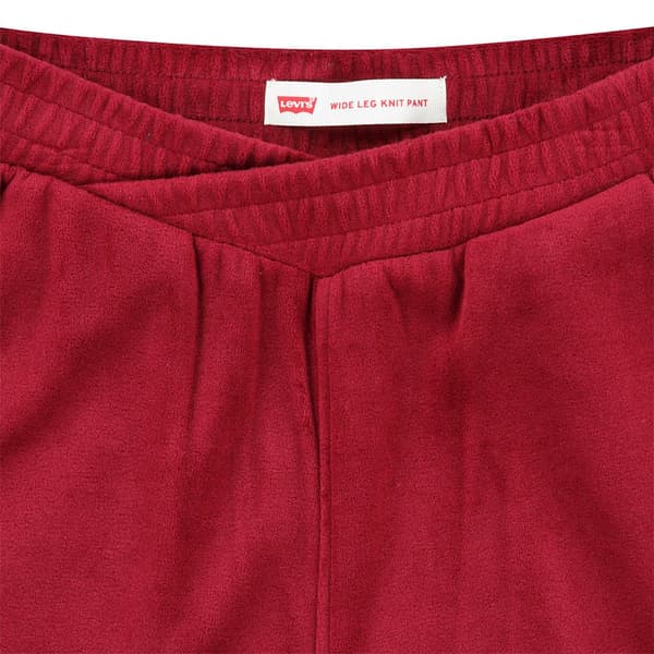 Levi´s ® Kids Velour Wide Leg Byxor Röd 12 Years Flicka