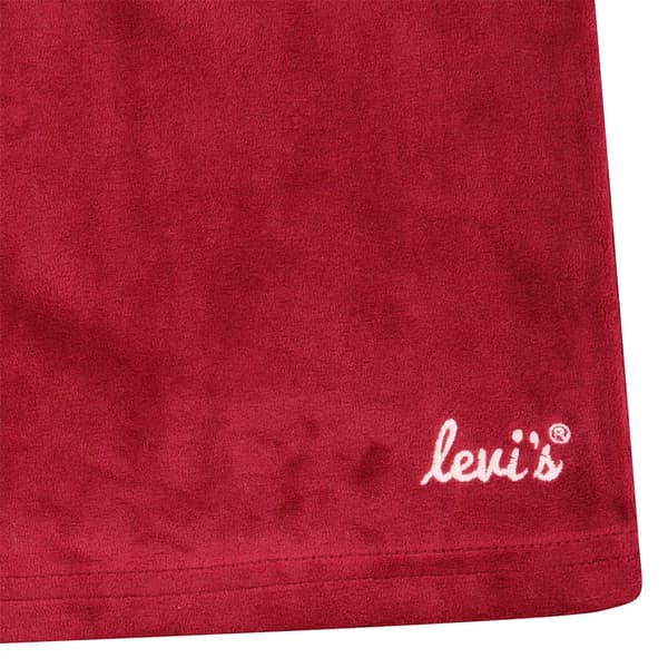 Levi´s ® Kids Velour Wide Leg Byxor Röd 12 Years Flicka