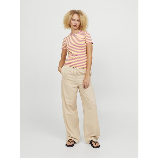 Jack & Jones Flora Linen Blend Jjxx Byxor Beige XS Kvinna
