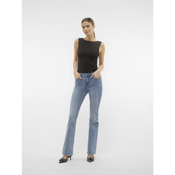 Vero Moda Flash Flared Fit Li371 Jeans Blå XS / 34 Kvinde