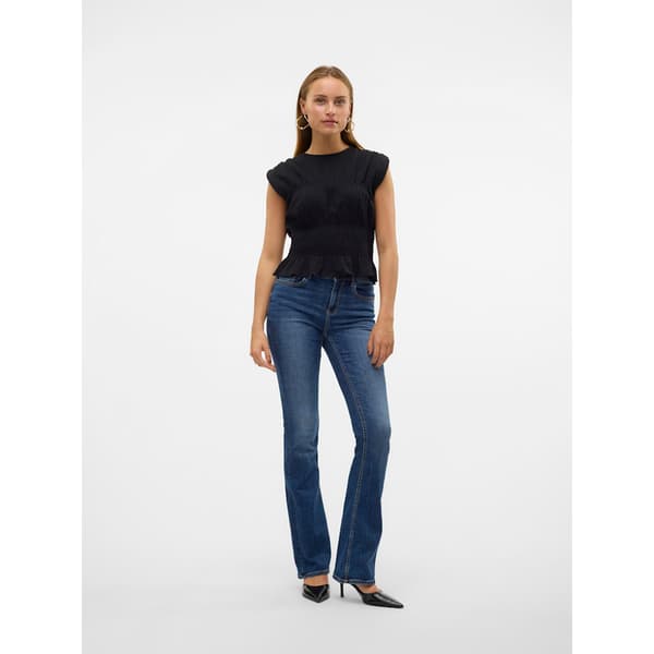 Vero Moda Flash Flared Li3110 Jeans Blå XS / 32 Kvinde