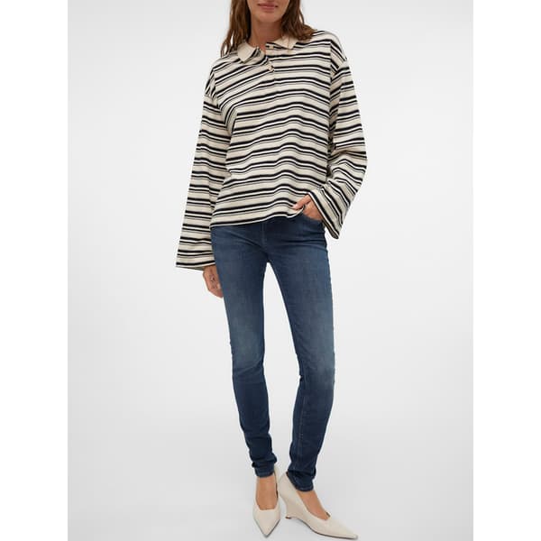 Vero Moda Lux Slim Ri392 Jeans Blå XS / 30 Kvinde