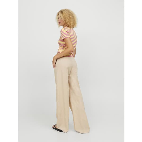 Jack & Jones Flora Linen Blend Jjxx Housut Beige M Nainen