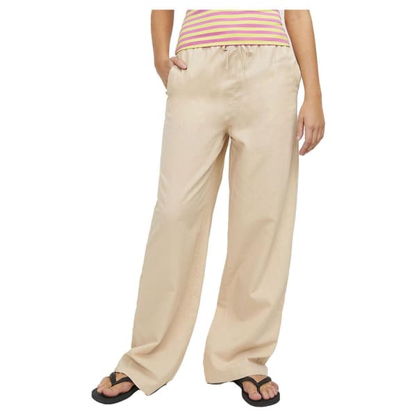 Jack & Jones Flora Linen Blend Jjxx Housut Beige M Nainen