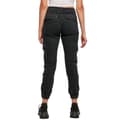 Miniatyrbillede 2 af 6: Urban Classics Organic Stretch Cargo Højtaljede Jeans Sort 28 Kvinde