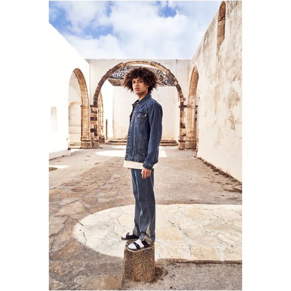 Urban Classics Organic Triangle Jeans Blå 34 Mand