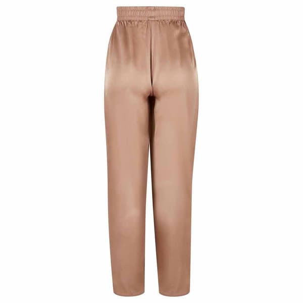 Urban Classics Satin Wide Bukser Rosa XL Kvinde