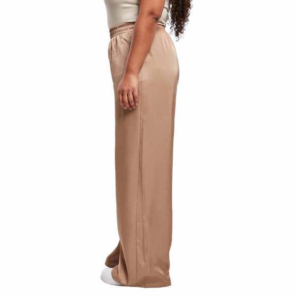 Urban Classics Satin Wide Bukser Rosa XL Kvinde