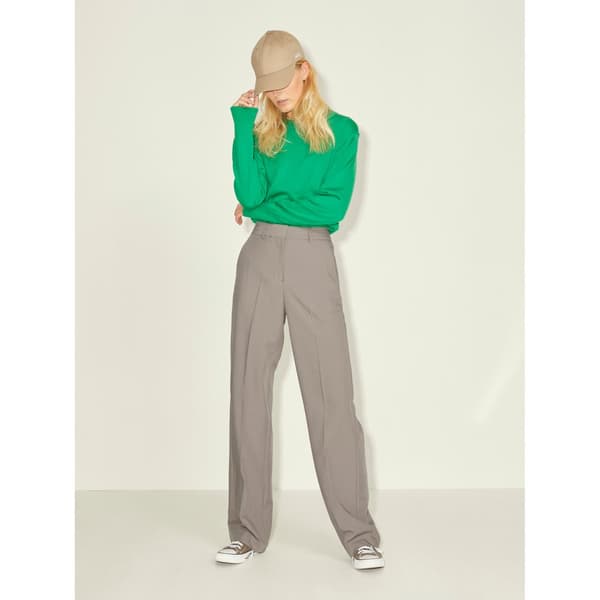 Jack & Jones Mary Regular Jjxx Höga Midje Byxor Beige 24 / 30 Kvinna
