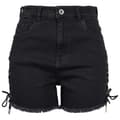 Miniatyrbillede 3 af 10: Urban Classics Up High Waist Shorts Sort 32 Kvinde