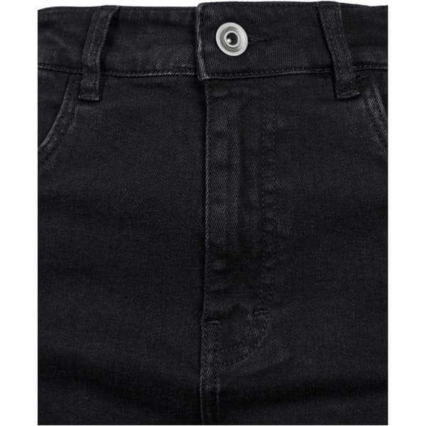 Urban Classics Up High Waist Shorts Sort 32 Kvinde