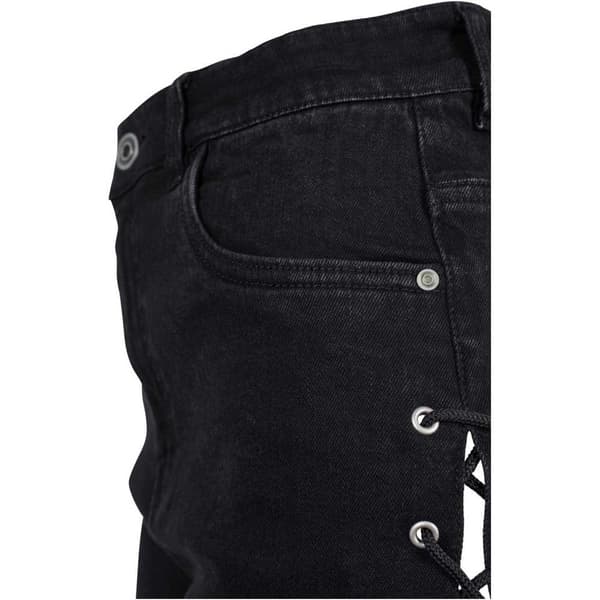 Urban Classics Up High Waist Shorts Sort 32 Kvinde