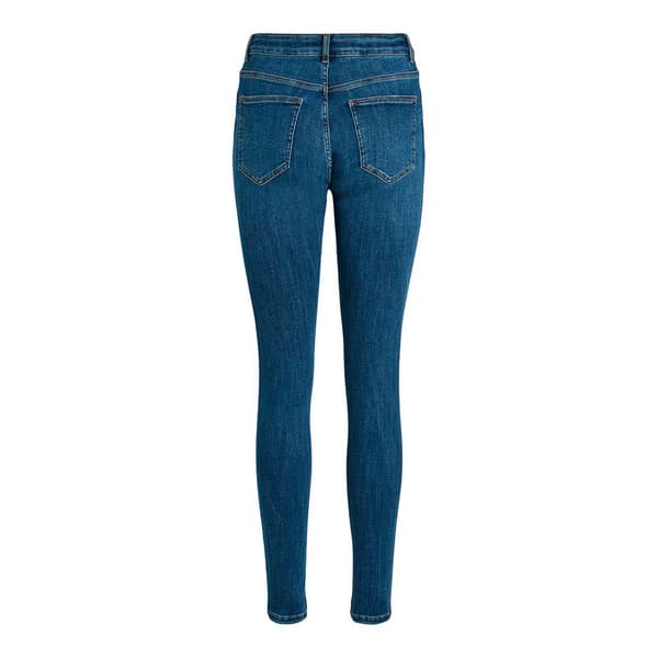 Vila Sarah Wu02 Rw Skinny Fit Jeans Blå XL / 30 Kvinna