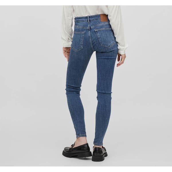 Vila Sarah Wu02 Rw Skinny Fit Jeans Blå XL / 30 Kvinna
