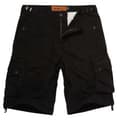 Miniatyrbillede 1 af 5: West Coast Choppers Caine Ripstop Cargo Shorts Sort M Mand