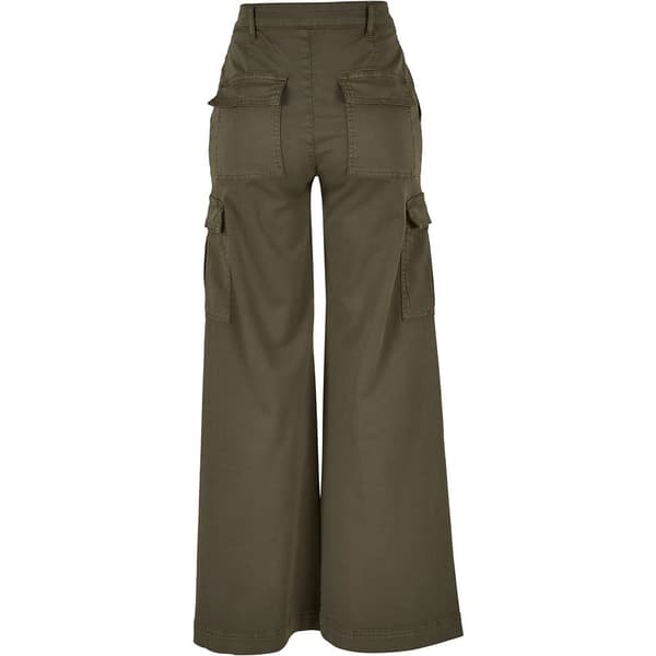 Urban Classics Twill Cargobukser Med Høj Talje Grøn 30 Kvinde