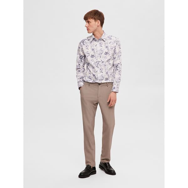 Selected Slim-robert Housut Beige 33 / 34 Mies
