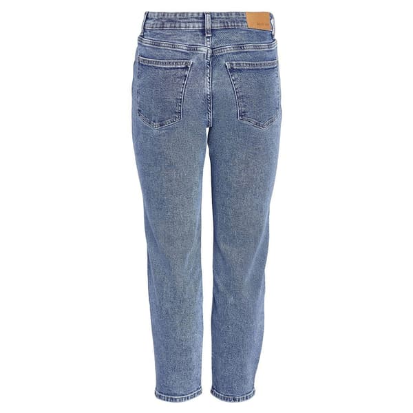 Noisy May Moni Straight Fit Az358mb Højtaljede Jeans Blå 29 / 32 Kvinde