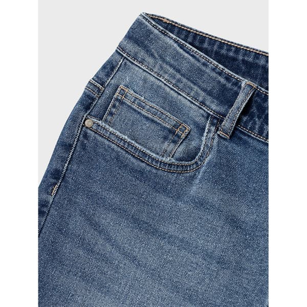 Name It Tariannes Straight Lmtd Lavtaljede Jeans Blå 11 Years Pige