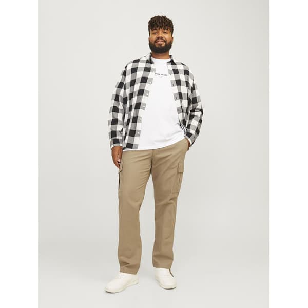 Jack & Jones Kane Barkley Plus Cargo Housut Beige 42 / 32 Mies
