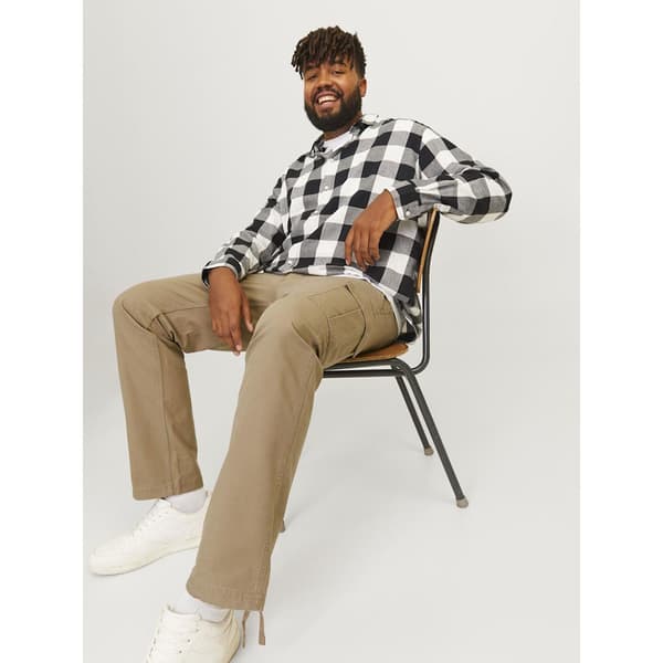 Jack & Jones Kane Barkley Plus Cargo Housut Beige 42 / 32 Mies