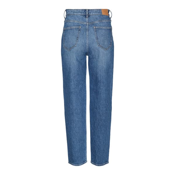 Vero Moda Tessa Mom Ra380 Højtaljede Jeans Blå 28 / 30 Kvinde