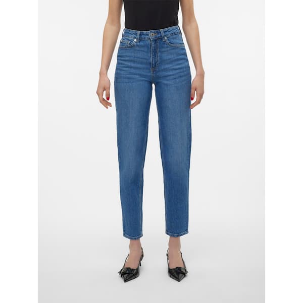 Vero Moda Tessa Mom Ra380 Højtaljede Jeans Blå 28 / 30 Kvinde