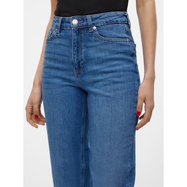 Vero Moda Tessa Mom Ra380 Højtaljede Jeans Blå 28 / 30 Kvinde