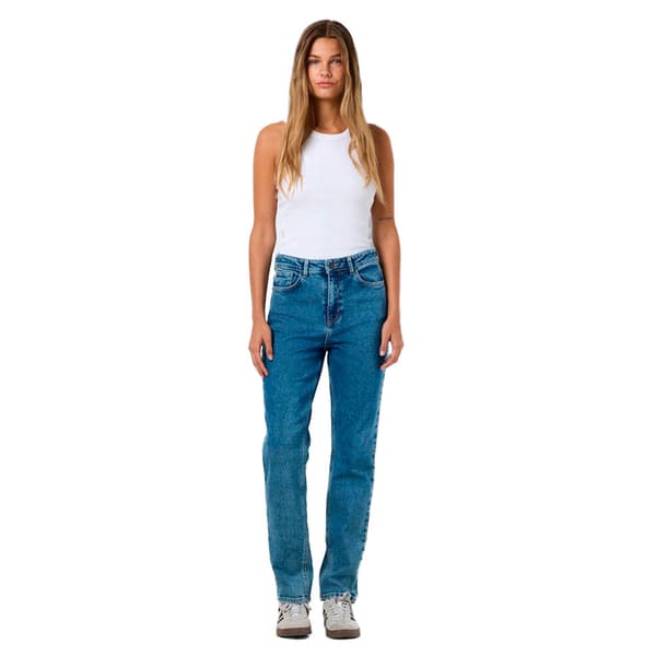 Noisy May Daisy Mom Fit Az393lb Högmidjadeans Blå 31 / 32 Kvinna